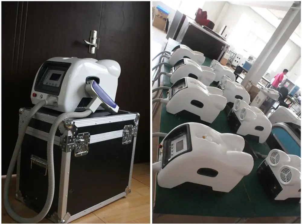 激光美容设备便携式 nd yag 激光纹身去除美容院