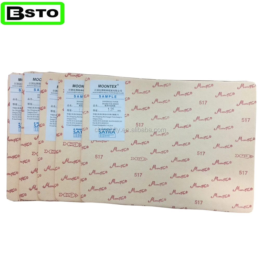 
Cellulose sole forming for shoes footwear paper insoles board 