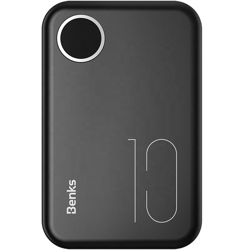 

Benks Mini Size 10000mAh Dual USB Mobile Power Supply Power Bank, Mobile Phone Accessories, Black/white