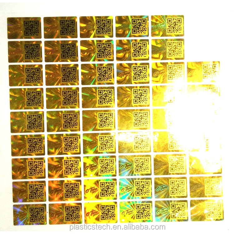Qr Code Tagging Tamper Evident Sticker Seal Tamper Proof Barcode Labels