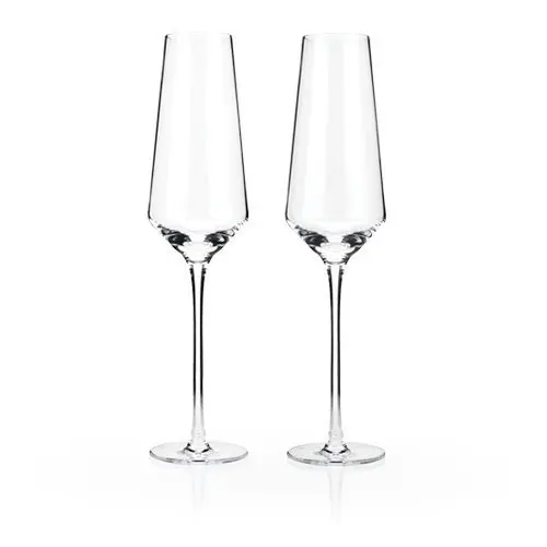square champagne flutes glass