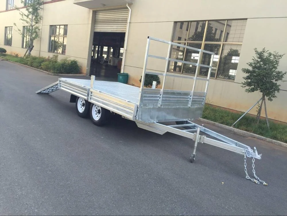 Removable Side Panels 14x7 Flatbed Trailer With Ramps Buy Utility