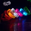 >>>HOT!!Unisex Sound Controlled Light Up LED Bracelet Activated Glow Flash Bangle For Christmas