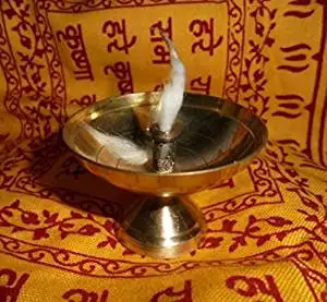 Artcollectibles India Kuber Brass Diya Akhand Jyot Hindu Havan India Religious Item Aarti Diwali Puja