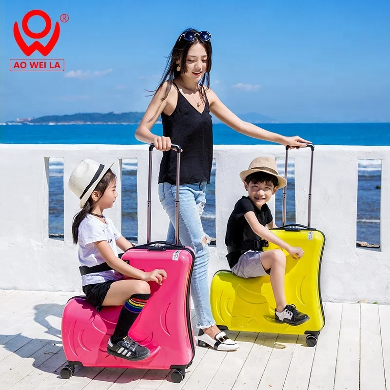 
Factory Price Luggage For Children,Ride On Suitcase,Colorful Children Luggage Suitcase 