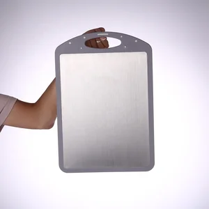 2019 New arrival healthy stainless steel cutting board wheat straw cutting board in chopping blocks