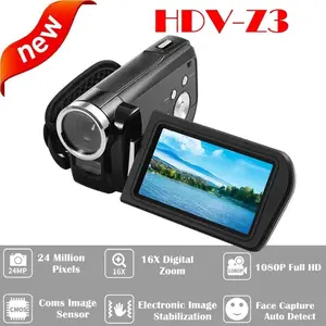 ORDRO HDV-Z3 1080P Full HD Digital Video Camera 24MP 16 Zoom 3.0 Touch Screen