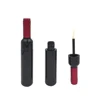 glossy red wine bottle plastic empty lip gloss case container makeup tube