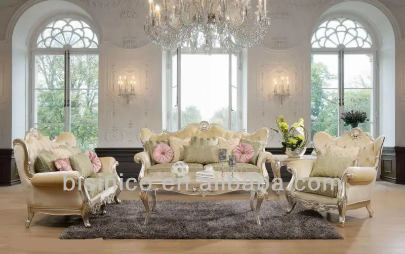 De lujo mobiliario de sala, estilo francés antiguo sofá conjuntos