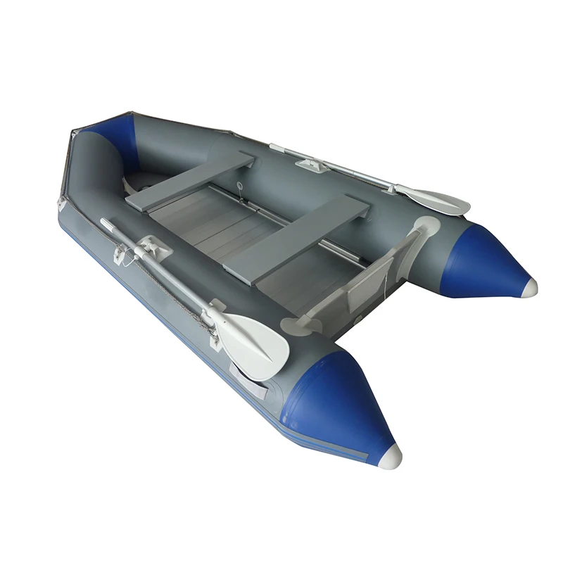 

most popular Inflatable Boat 1.2mm with engine 20hp ASA-380, Dark grey and black