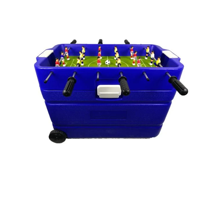 

SGS audit 60L Ice Chest Cooler with hand football game table, Black
