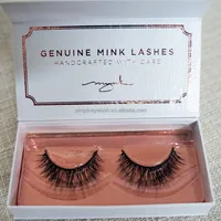 

private label customer package real siberian mink fur eyelashes for 3layers