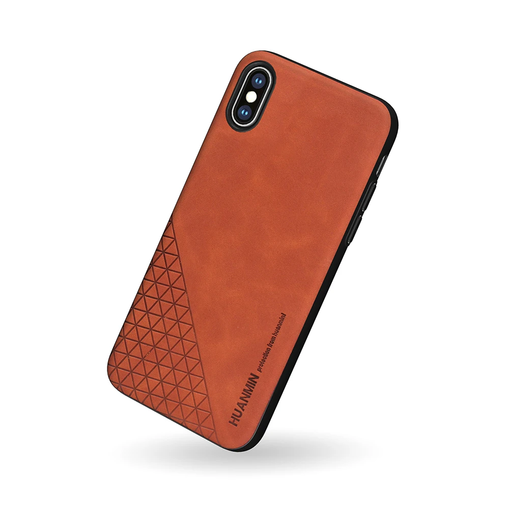 

Skin Feeling Leather Soft Silicone TPU Phone Case For iPhone