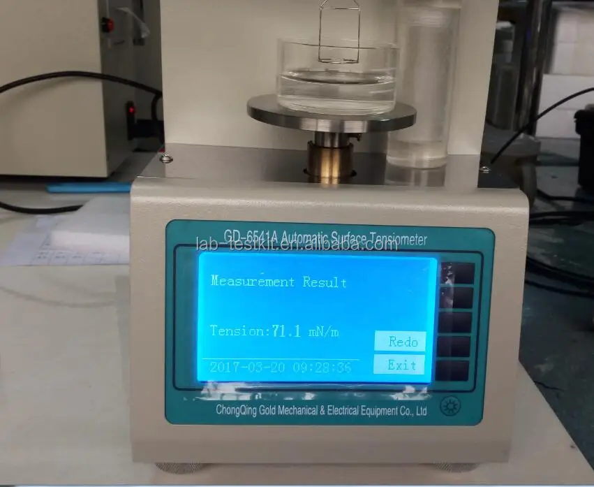 Gd6541a Ring Method Digital Interfacial Tension Meter Transformer Oil