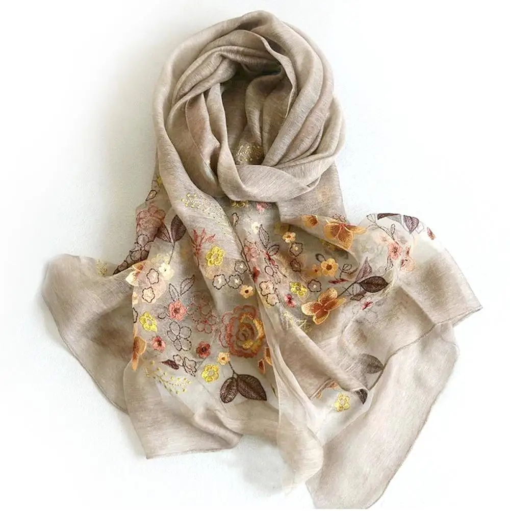 custom embroidered scarves