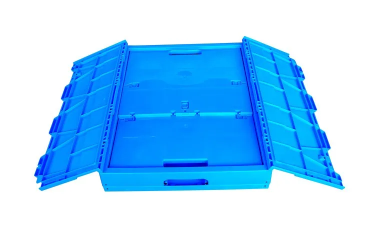 Large Plastic Storage Folding Refrigerator Packing Bin Boxes Basket Box ...