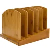 5 Dividers Bamboo Document Organizer Office File Organizer