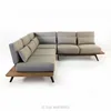 Luxury teak deep seating outdoor furniture sectional sofa Platform