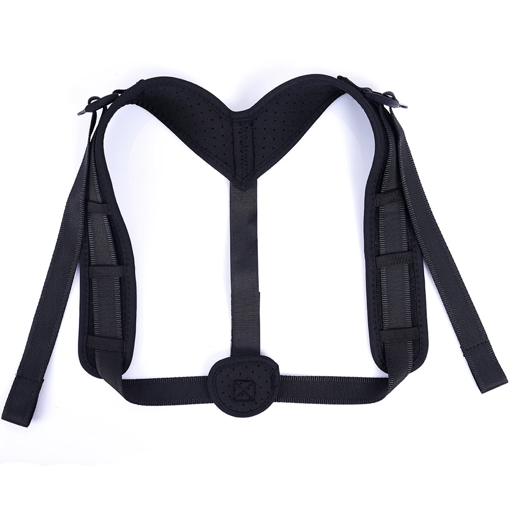 

Unisex adjustable corrector posture support shoulder brace figure upper back brace posture corrector, Black or customized