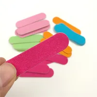 

Multi-color mini wood chip and cute small disposable nail file