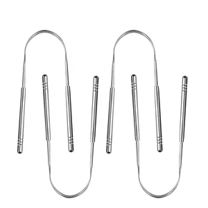 Home Personal Oral Care Stainless Steel Tongue Scraper Cleaners