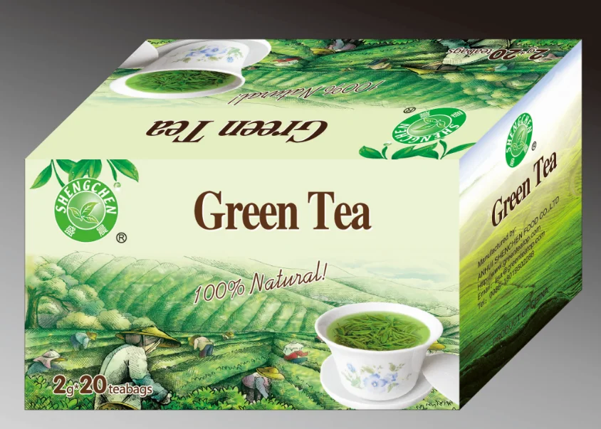 Factory Price Good Quality Chinese Green Tea Bag 2g*20 Bags /box Made ...