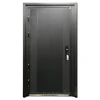 Modern simple design single double security steel exterior entry door for US market