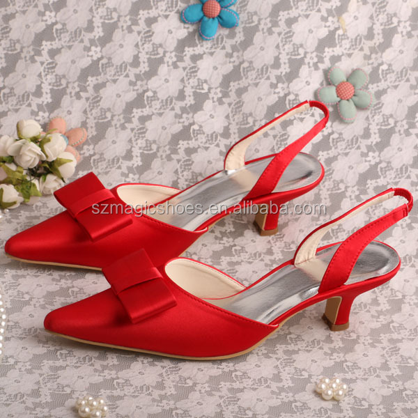 

Slingback Red Heels for Wedding