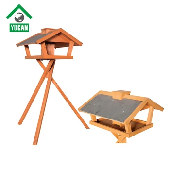 Pet Bowls Garden Treasures Bird Feeders Wooden Bird Table Buy