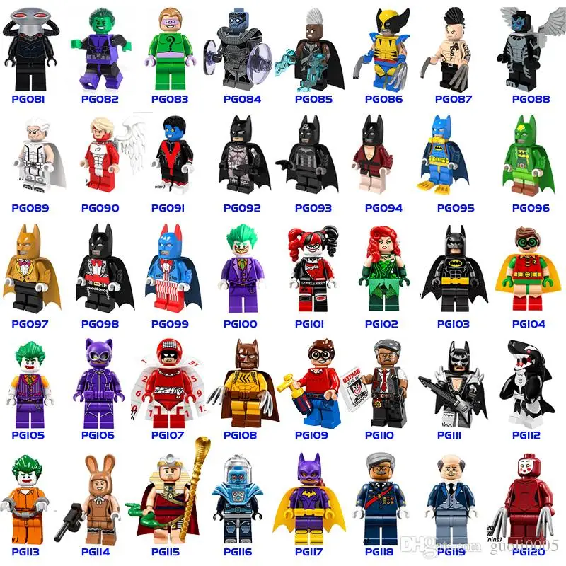 

Building Blocks Super Hero Figures Toys Joker Toys mini Action Figures Bricks minifig