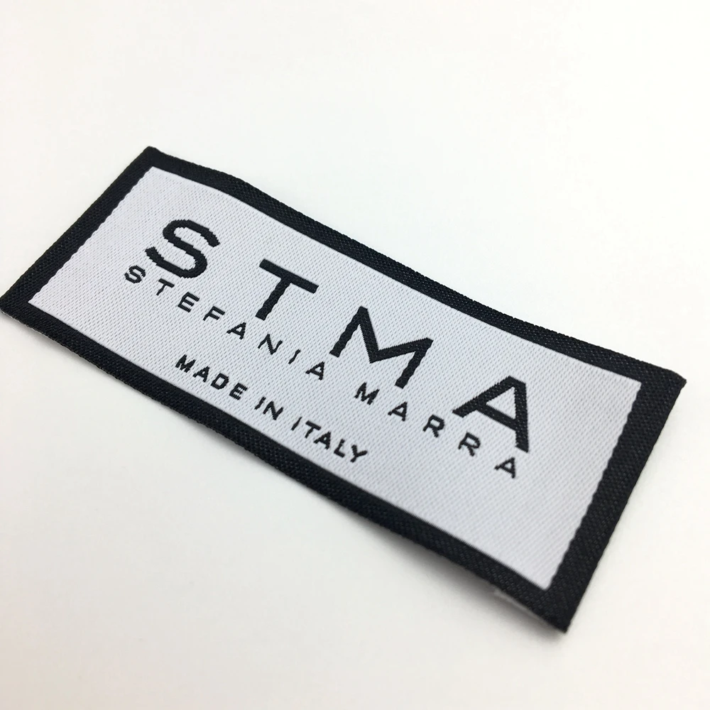 

sew on shirt name woven clothing tags for clothes, Custom