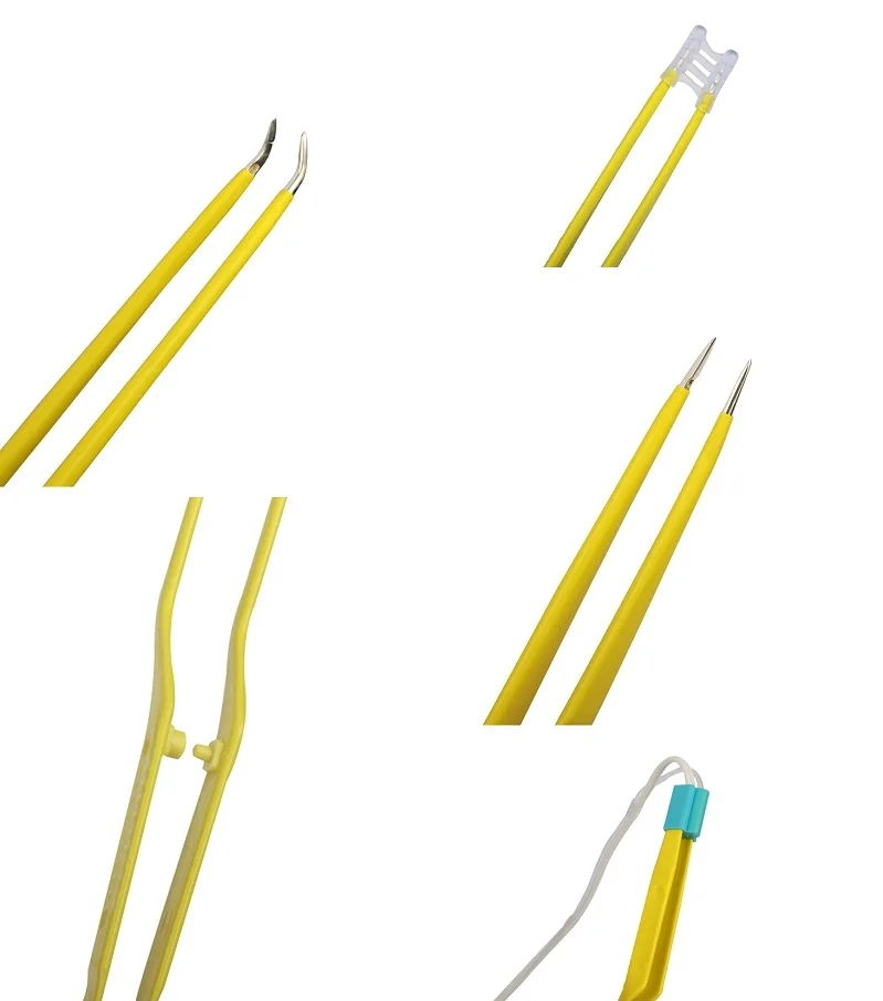 
silver coated tips electrosurgical electrical instrument bipolar forceps tweezer 