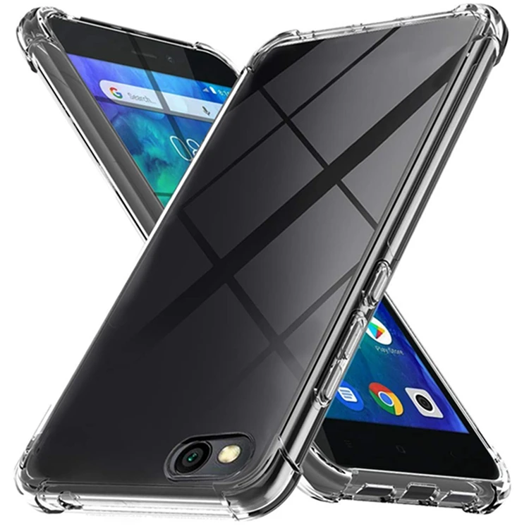 

Crystal Clear Airbag Tpu Protective Phone Case For Xiaomi Redmi Go Case