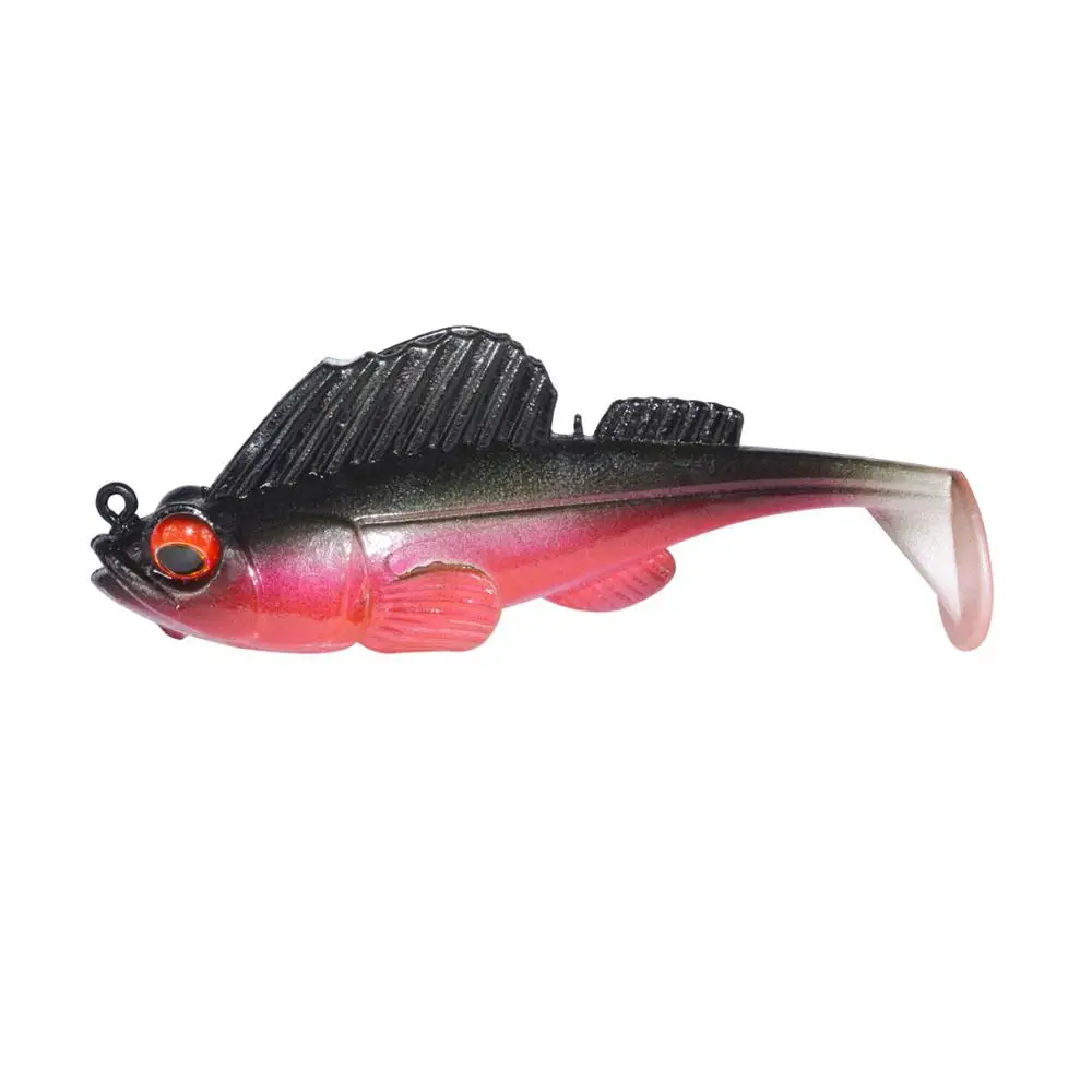 

Afishlure lure beautiful multicolor soft fish 75mm 13g BQ01 soft lure swim shads, 10 colors for choice