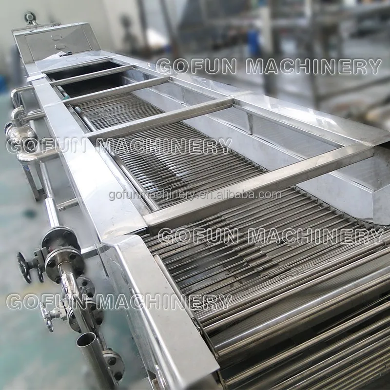 
water immersion type pasteurizing machine with cooling tunnal 