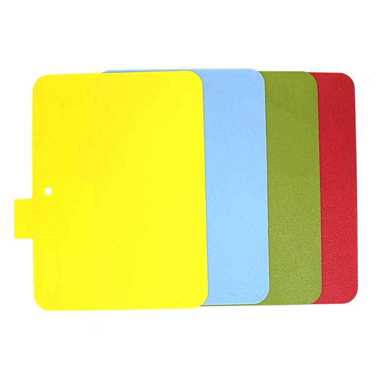 

Set Of 4 Plastic Bulk Color Coded Chopping Cutting Boards For Kitchen