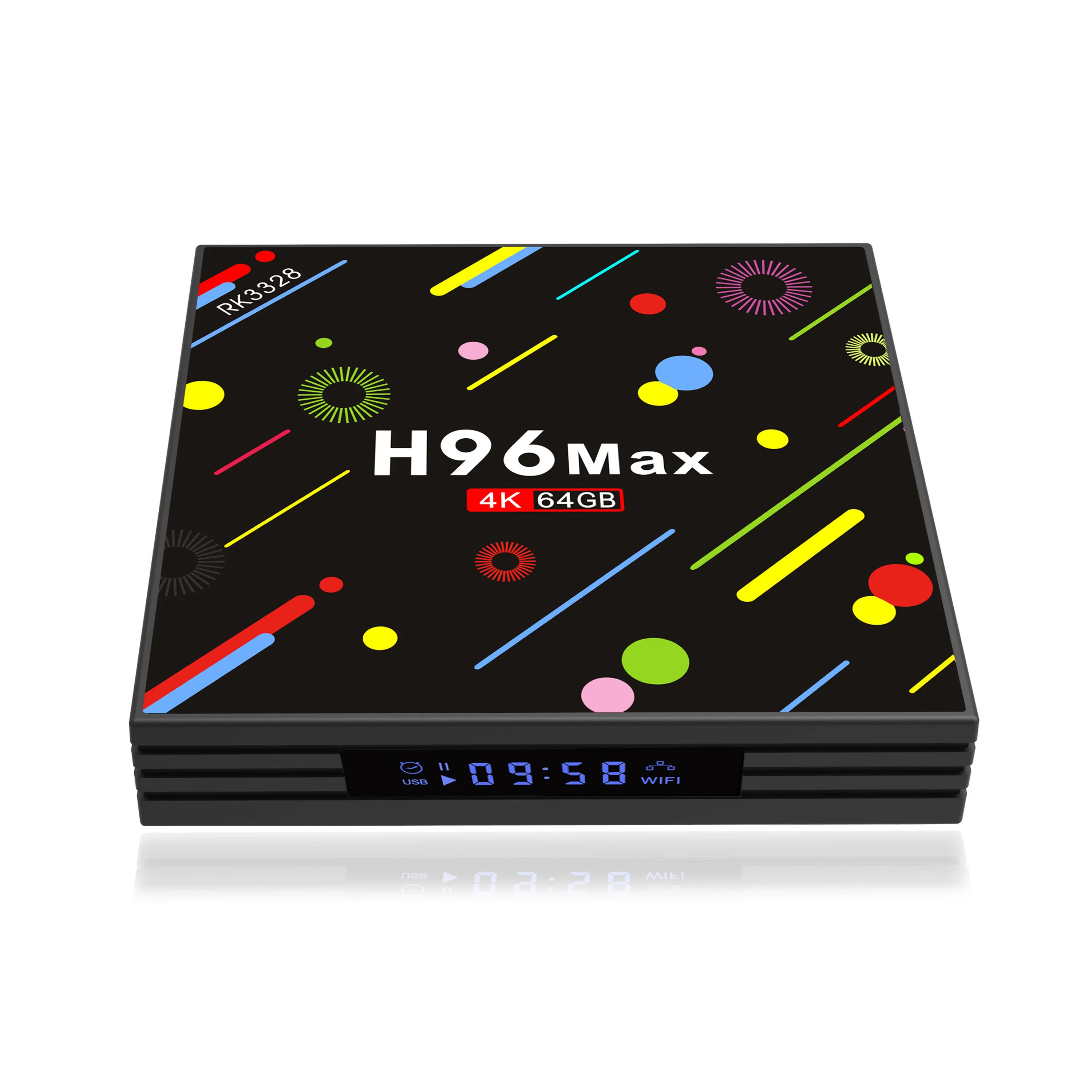 

Super Quality H96 Max Rockchip RK3328 4K 1080p HD IPTV Android Tv Box