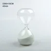 Unique home decoration glass sand clock with high quality