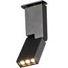 New design linear spotlight 2*3W showcase led track spot light lamp