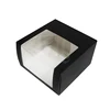Wholesale Cheap Low MOQ Clear Window Baseball Cap Packaging Box