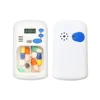 2 Compartment Portable Pill box Daily Pill Case Alarm Clock Elderly Pills Tablet Holder