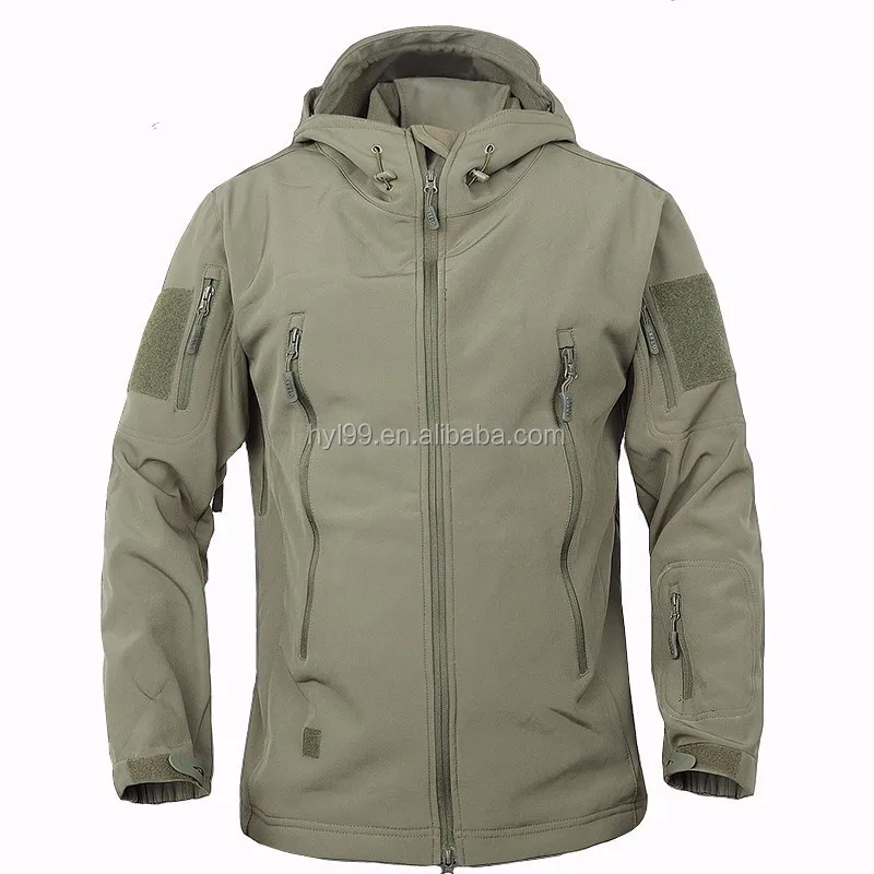 
100% polyester material waterproof shark skin jacket 