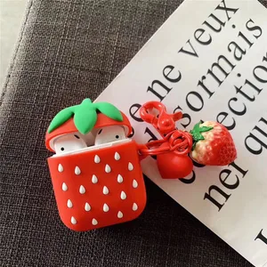 Bluetooth Headset Strap Strawberry Pendant AirPods