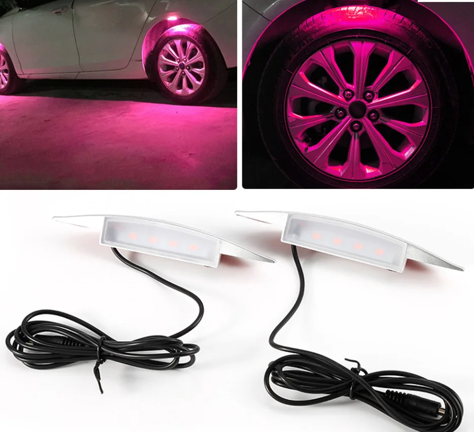 Remote Control High Quality Rgb Led Car Wheel Rim Light For Automotive