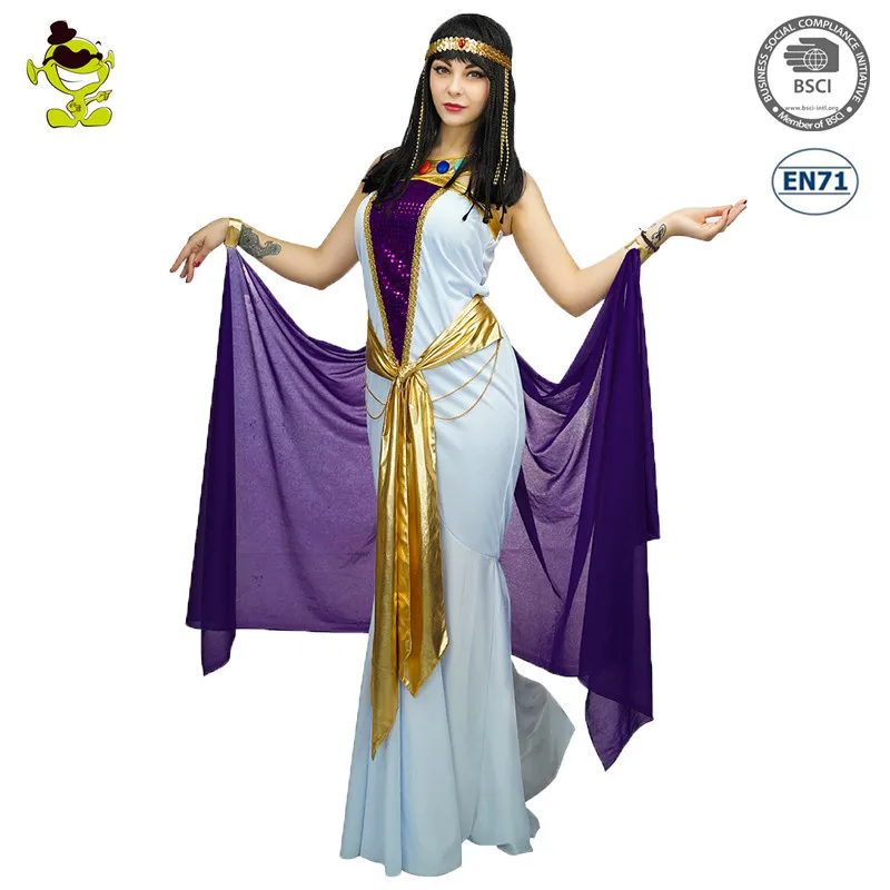Wholesale Carnival Dress Up Party Costumes Attractive Egyptian Goddess