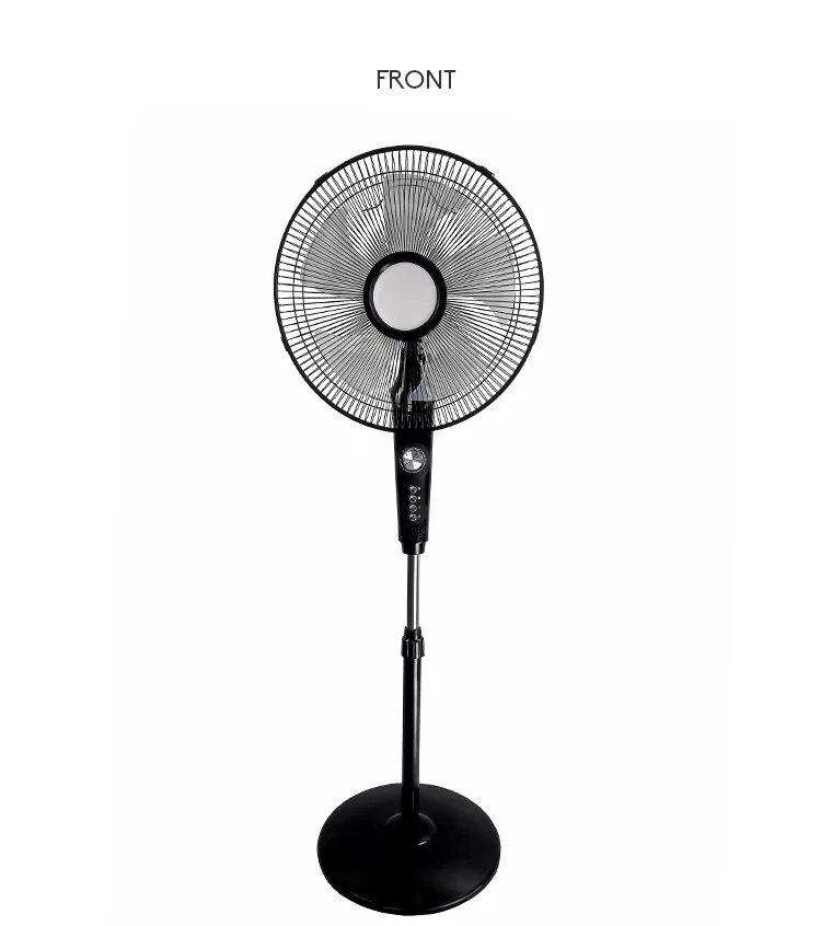 New Product 12 Volt Dc Fan 5 Blades 16 Inch Stand Fan 12 Volt Dc Solar
