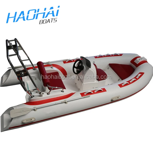 Rib Boat Rib390c Person Double Hull Fiberglass Popular 12.8ft 4 Fishing Outboard Sailing Yacht