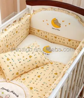 Baby and kindergarten 100% cotton quilt 3 pieces bedding sets baby sheep style