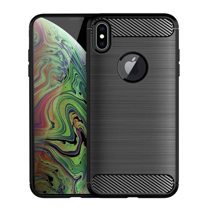 

Shockproof Brushed phone case for Huawei smartphone case for iPhone XS MAX