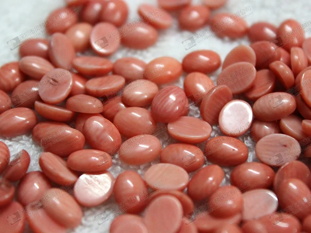 Salmon coral cabochon 6x10mm for sale  (6).jpg